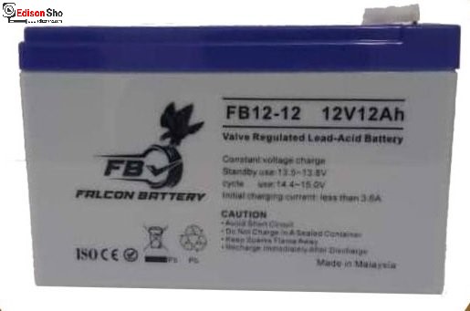 باتری 12 ولت 12 آمپر فالکن