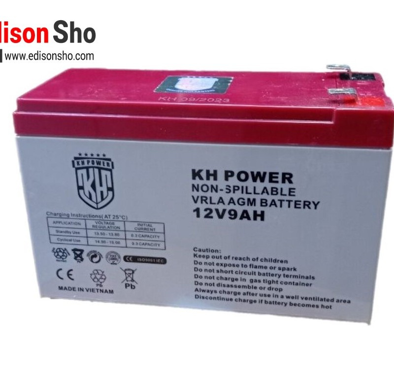باتری 12 ولت 9 آمپر KH
