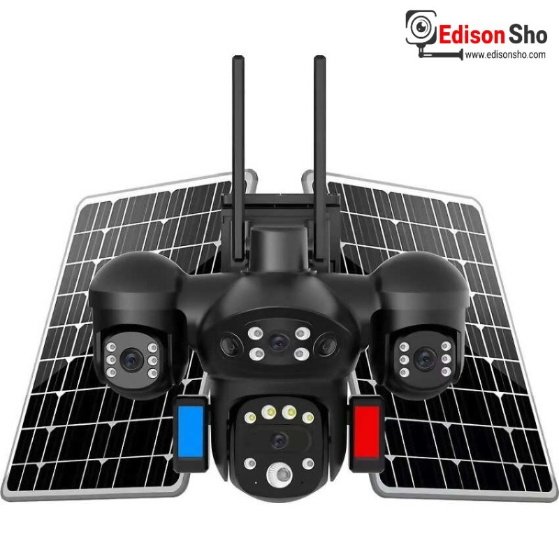 دوربین سولار سیمکارتی 4 لنز S7 دو لنز
