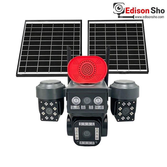 دوربین اسپیددام سیمکارتی 4 لنز / مدل X4 (3 PTZ)