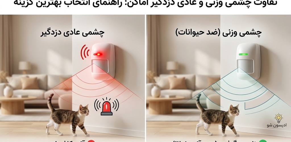 تفاوت چشمی وزنی و چشمی عادی