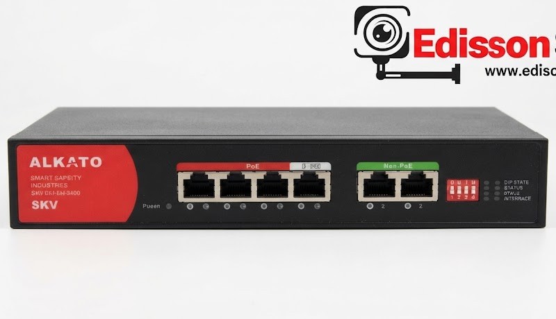 سوییچ شبکه ال کاتو 4 پورت EL-1SB0420BP-65W(V2)