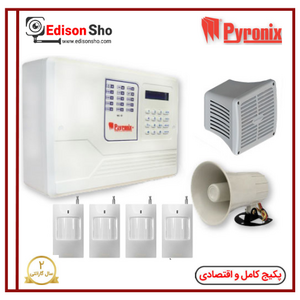 پکیج دزدگیر پایرونیکس سیمکارتی با 4 چشمی بیسیم Payronix P70