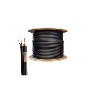 کابل کواکسیال RG-59 ترکیبی مغزی 0.7 شیلد 80(305 متری)برق 0.75