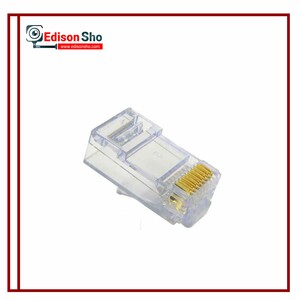 سوکت شبکه میانگذر فلزی sftp CAT6صد تایی OPEN END