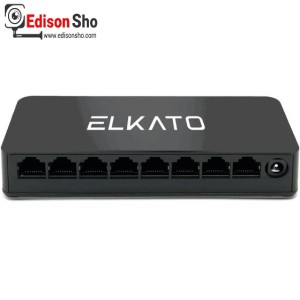 سوییچ شبکه ال کاتو 8 پورت 10/100 مدل EL-1SB0800BN