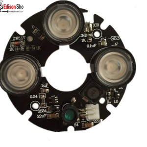 لنز  2.5 اینچی  3 ال ای دی دایره ای