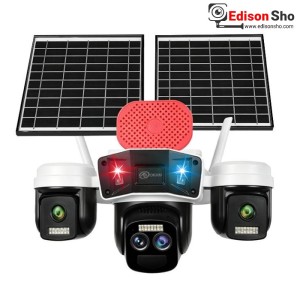 سولار سیمکارتی 3 لنز TZ10 + یک لنز 10X ZOOM دو پنل APP:UNI-KAM (OKAM)