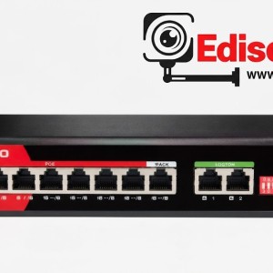 سوییچ شبکه ال کاتو 8 پورت 10/100 مدل EL-1SB0820GP-120W(V2)