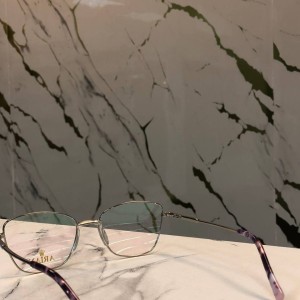 فریم طبی ARIAN مدل SquareLight رنگ Silver/Purple Marble