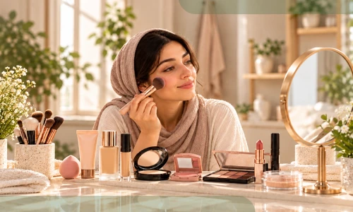 مراحل آرایش صورت برای مبتدی‌ها: از کرم پودر تا فیکساتور