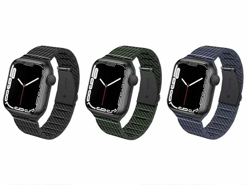 بند استیل پلاستیکی اپل واچ 42/44/45 میلیمتری کوتتسی Cottetci W76 pattern plastic strap 22008-BK