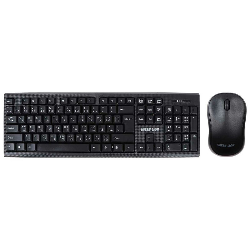 ست کیبورد و موس بی‌سیم گرین‌لاین GNWS24GKEYMBK