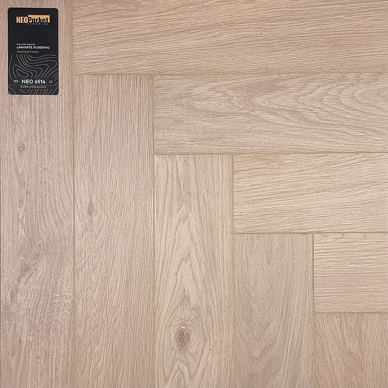 پارکت لمینت NeoParket مدل Neo6514 جناغی - بسته 1.03 متری