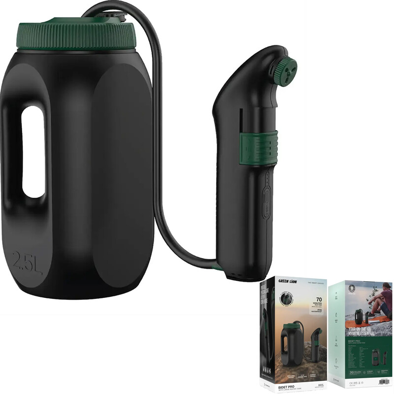 دوش و بیده سفری گرین لاین Green Lion مدل GPB-12 مخزن دار