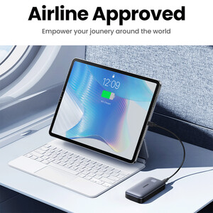 قیمت پاوربانک شارژ سریع تایپ سی و یو اس بی 30 وات 10000 یوگرین