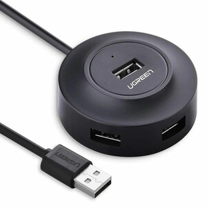 هاب یواسبی 4 پورت یک متر یوگرین CR106
