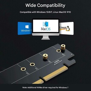 سازگاری کارت تبدیل PCIe 4.0 به M.2 NVMe یوگرین