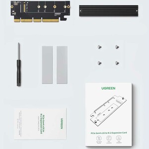 اقلام همراه کارت تبدیل PCIe 4.0 به M.2 NVMe یوگرین