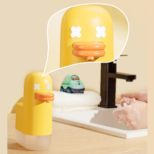 دستگاه فوم ساز مایع دستشویی اتوماتیک به شکل اردک ناز