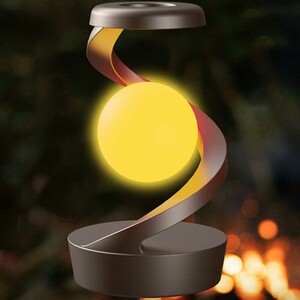 چراغ خواب شارژی طرح کره چرخشی و شارژ وایرلس