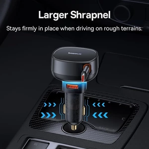 شارژر ماشین فست شارژ تایپ‌سی 60 وات بیسوس