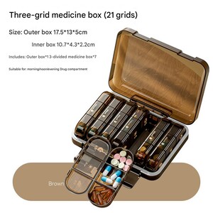 سازمان دهنده قرص مهرو موم شده هفتگی 21 عددی جوردن و جودی TR028