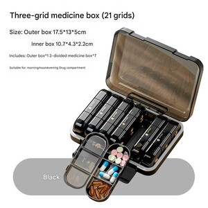 سازمان دهنده قرص مهرو موم شده هفتگی 21 عددی جوردن و جودی TR028