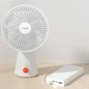 پنکه شارژی شیائومی با قابلیت اتصال به پاوربانک