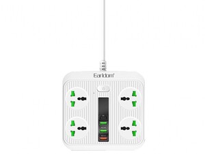 چندراهی هوشمند ارلدام Earldom Multiport Smart Power Outlet 3000W 5V/3A ES-SC05