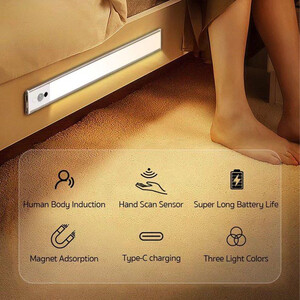 قیمت چراغ سنسوردار 40 سانتی متری و 2.5 وات زیر کابینت کوتتسی