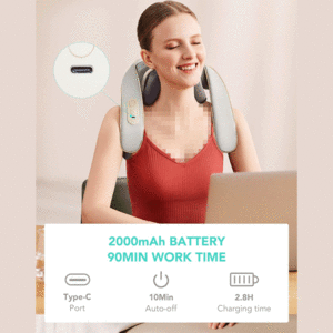 ماساژور حرارتی گردن قابل حمل چندکاره اس کا جی