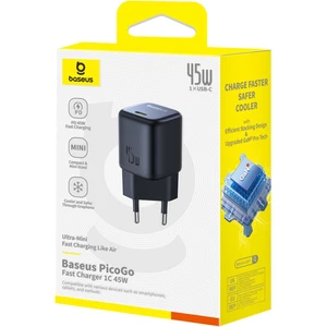 قیمت شارژر فست شارژ تایپ‌سی 45 وات بیسوس