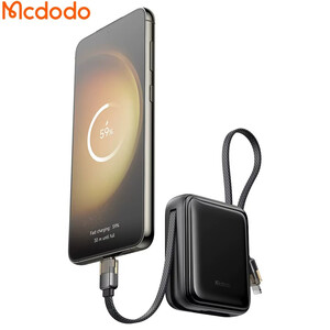 خرید پاوربانک شارژ سریع  تایپ سی و لایتنینگ مک دودو