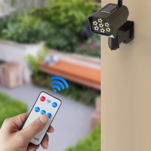 خرید چراغ خورشیدی طرح دوربین مداربسته اسمایلینگ شارک