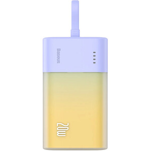 فروش پاوربانک 5200 میلی‌آمپر ساعت تایپ سی با کابل لایتنینگ بیسوس