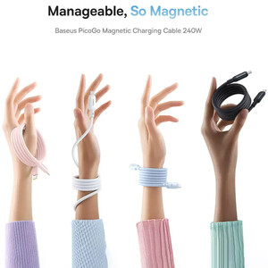 سیم شارژر تایپ سی بیسوس