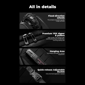 کوله پشتی چرخ دار 50 لیتری بنج