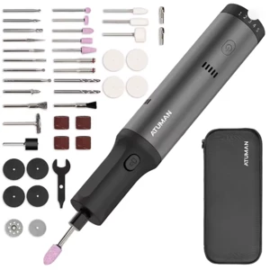 کیت ابزار چند منظوره قلم حکاکی و سنگ زنی برقی آتومن