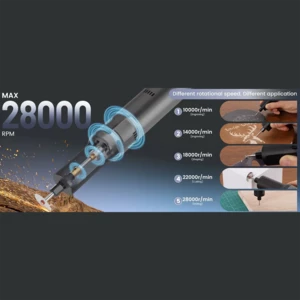 کیت ابزار چند منظوره قلم حکاکی و سنگ زنی برقی آتومن