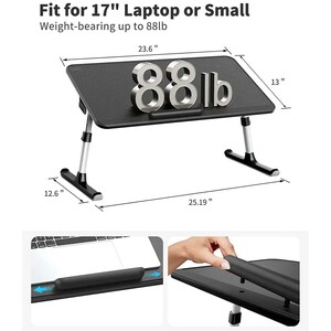 میز و پایه نگهدارنده لپ تاپ تا 17 اینچ سایجی