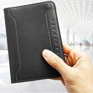 فروش کیف پول پاسپورتی تاشو ضد سرقت