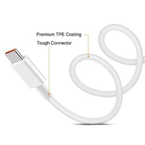 کابل شارژ سریع تایپ سی شیائومی Xiaomi 6A Type-C Fast Charge Cable 1m