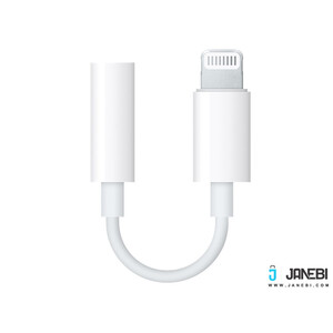 تبدیل اصلی لایتنینگ به aux جک 3.5 میلیمتری اپل Apple Lightning To 3.5mm Headphone Jack Adapter