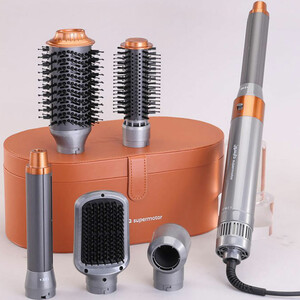 سشوار چرخشی برس دار مو انزو