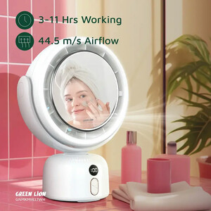 آینه آرایش و پنکه گرین لاین