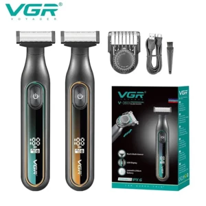 ریش تراش و ماشین اصلاح بدن وی جی آر VGR مدل V-360 ضد آب با نمایشگر