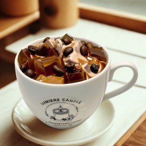 شمع معطر دکوراتیو دست‌ساز برند Lumiere مدل Ice Coffee