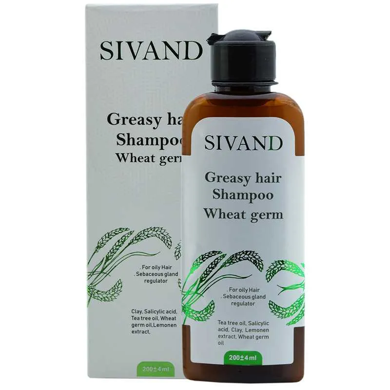 شامپو موی چرب حاوی جوانه گندم سیوند