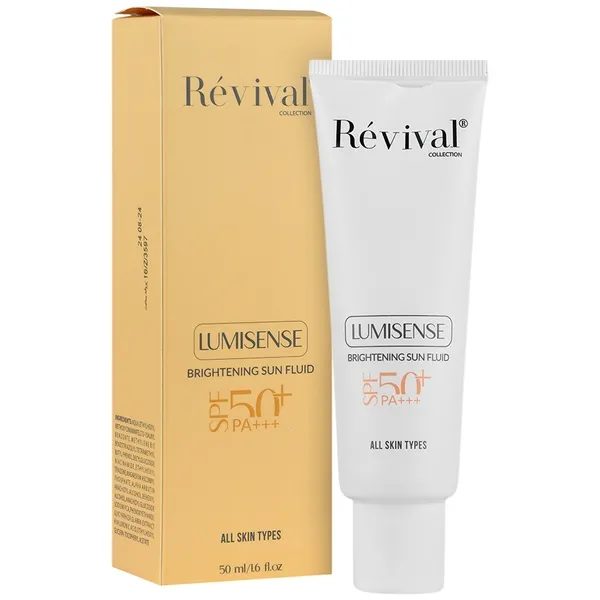 فلوئید ضد آفتاب روشن کننده رویوال SPF50 لومیسنس